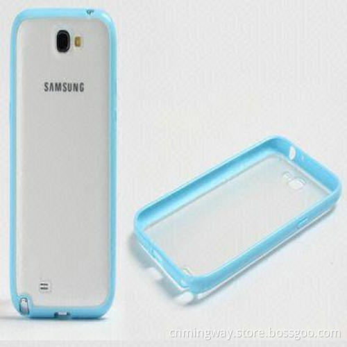 Hybrid hard cover TPU rubber phone case for Samsung Note2